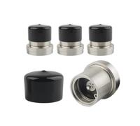 Protezioni per cuscinetti per rimorchi in acciaio inox, 6,2 cm, tappi per cuscinetti per mozzi auto, tappi in gomma per mozzo ruota