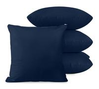 Protezioni per cuscini con cerniera impermeabili Utopia Bedding (senza inserti per cuscini) europee (confezione da 4 blu navy) Copricuscini decor