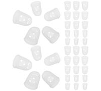 Protezioni per Dita della Chitarra in Silicone 40 Pezzi | 5 Misure, Uso in Pratica e Performance, Adatte a Mandolino, Morbide e Confortevoli per Musicisti Principianti