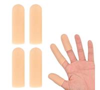 Protezioni per Dita in Silicone, Proteggi Dita,4 Pezzi Protezioni per Dita in Gel, Proteggi Dita e Pollici, Gel Manicotti per Dita, Copridito in Silicone.