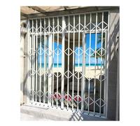 Protezioni per finestre per la sicurezza domestica, Griglia pieghevole in alluminio con serratura Barra antifurto per casa, balcone e spazi commerciali(W100xH160cm/40x63in)
