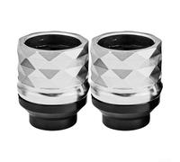 Protezioni per forcella anteriore della moto, progettate per migliorare la sicurezza di guida, fornendo una presa sicura e un assorbimento degli urti per forcella anteriore e ruota (argento)