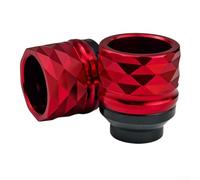 Protezioni per forcella anteriore della moto, progettate per migliorare la sicurezza di guida, fornendo una presa sicura e un assorbimento degli urti per forcella anteriore e ruota (rosso)