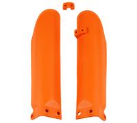 Protezioni per forcella UFO PLAST copriforcella in 2 pezzi arancione OEM