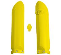 Protezioni per forcella UFO PLAST copriforcella in 2 pezzi giallo OEM