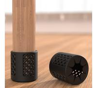 Protezioni per gambe della sedia con meccanismo autobloccante e rete cava 3D, per pavimenti in legno duro, piastrelle, laminato, set di sicurezza (S)