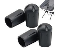 Protezioni per gambe della sedia, confezione da 4 cuscinetti elastici che non lasciano , resistenti alle ammaccature, per sedie pieghevoli a luna, per interni ed esterni, per giardino, patio
