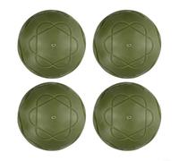 Protezioni per gambe delle sedie, 4 pezzi, resistenti coperture antiscivolo per sedie da campeggio, impediscono l'affondamento del fango (verde)