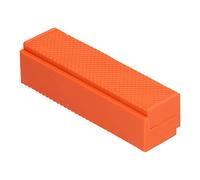 Protezioni per ganasce magnetiche per morsa ABS Copertura durevole delle scanalature a forma di V per la protezione del pezzo nella lavorazione del legno Lavorazione dei metalli (11,4 cm/4,5 pollici)