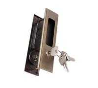 Protezioni per la privacy Set di ganci per porta scorrevole Resistente Bagno per bagni e servizi igienici Hardware in lega di zinco Invisibile Installazione liscia per porte in legno