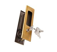 Protezioni per la privacy Set di ganci per porta scorrevole Resistente Bagno per bagni e servizi igienici Hardware in lega di zinco Invisibile Installazione liscia per porte in legno