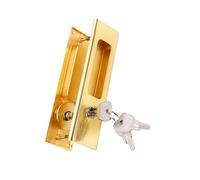 Protezioni per la privacy Set di ganci per porta scorrevole Resistente Bagno per bagni e servizi igienici Hardware in lega di zinco Invisibile Installazione liscia per porte in legno