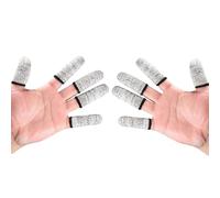 Protezioni per le dita in HPPE per impieghi gravosi 10 pezzi coperture protettive antitaglio con texture per meccanica lavorazione dei metalli guanti protettivi HPPE