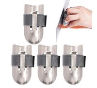 Protezioni Per Le Dita Per Tagliare Gli Alimenti: Coperture Protettive In Acciaio Inossidabile, Protezioni Per Le Sicure Per, Guanti Da Cucina Durevoli | Set Di 4 Per E Dita