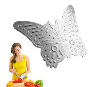 Protezioni per le dita per tagliare gli alimenti, protezioni per le dita per tagliare gli alimenti,Protezione per unghie da cucina in acciaio inossidabile - Protezione per il pollice regolabile, prote