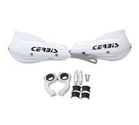 Protezioni Per Le Mani Universali 22mm 28mm Adatte A Tutte Bici Da Cross Per Motociclette Kit Di Montaggio Per Maniglie Paramani(White)