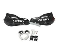 Protezioni Per Le Mani Universali 22mm 28mm Adatte A Tutte Bici Da Cross Per Motociclette Kit Di Montaggio Per Maniglie Paramani(Black)