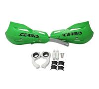 Protezioni Per Le Mani Universali 22mm 28mm Adatte A Tutte Bici Da Cross Per Motociclette Kit Di Montaggio Per Maniglie Paramani(Green)