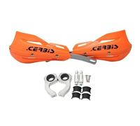 Protezioni Per Le Mani Universali 22mm 28mm Adatte A Tutte Bici Da Cross Per Motociclette Kit Di Montaggio Per Maniglie Paramani(Orange)