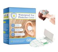 Protezioni per le orecchie - 60 adesivi impermeabili per doccia, cuscinetti di sicurezza per il nuoto, protezioni morbide per le orecchie per, colorazione dei capelli, del bagno