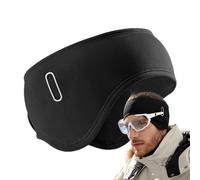 Protezioni per le orecchie da donna, antivento, isolate, per sport, protezione dell'udito con foro per gli occhiali, copricapo termico invernale per campeggio e picnic