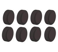 Protezioni per le ruote dei bagagli, Coperture protettive for ruote for bagagli in silicone, confezione da 8, multicolore | Black 8pcs
