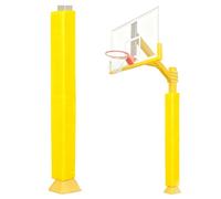 Protezioni per pali da basket protezioni per colonne metalliche resistenti alle intemperie per campi sportivi garage palestre protezioni per pali da parco giochi,Giallo,Square 28×28×180cm
