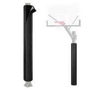 Protezioni per pali da basket protezioni per colonne metalliche resistenti alle intemperie per campi sportivi garage palestre protezioni per pali da parco giochi,Nero,Round 13×180cm