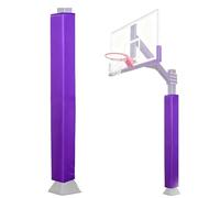 Protezioni per pali da basket protezioni per colonne metalliche resistenti alle intemperie per campi sportivi garage palestre protezioni per pali da parco giochi,Viola,Square 8×8×180cm