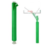 Protezioni per pali da basket protezioni per colonne metalliche resistenti alle intemperie per campi sportivi garage palestre protezioni per pali da parco giochi,Verde,Round 8×180cm