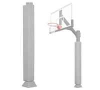 Protezioni per pali da basket protezioni per colonne metalliche resistenti alle intemperie per campi sportivi garage palestre protezioni per pali da parco giochi,Grigio,Square 18×18×180cm