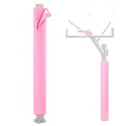 Protezioni per pali da basket protezioni per colonne metalliche resistenti alle intemperie per campi sportivi garage palestre protezioni per pali da parco giochi,Rosa,Round 8×180cm