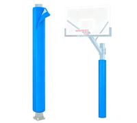 Protezioni per pali da basket protezioni per colonne metalliche resistenti alle intemperie per campi sportivi garage palestre protezioni per pali da parco giochi,Blu,Round 10×180cm