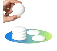 Protezioni per pareti da manopole per porte-Efbock Fermaporta in silicone Paracolpi per pareti in gomma autoadesivi Stop - Paraurti per maniglie per porte per casa o ufficio (bianco 5 pezzi)