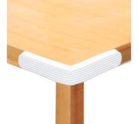 Protezioni per pareti per mobili, autoadesive, in schiuma EVA, con morbida imbottitura per porte, cassetti, armadi, angoli del tavolo, schienale della sedia (bianco, 20 pezzi)