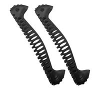 Protezioni per pattini da hockey, 1 paio di portatili elastici leggeri, assorbenti per pattinaggio su ghiaccio, per bambini e giovani, allenamento quotidiano interno esterno