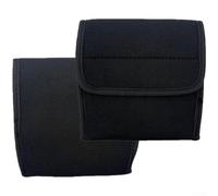 Protezioni per pedali in neoprene per MTB e ciclismo su strada, antigraffio, per pedali piatti, colore nero, S/M (due paia)