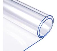 Protezioni per Piani D'appoggio Tappetino da Tavolo Anti-Caldo in PVC Impermeabile Tovaglie Trasparenti Lavabili Protettori da Tavolo Trasparenti Lucidi per Cucina Domestica Ristorant, 3.0mm, 60x60cm