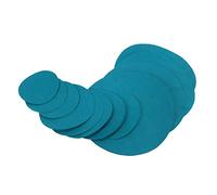 Protezioni Per Piatti in Feltro Morbido, Set di 48 E 3 Cuscinetti Divisori Per Piatti Piani di Diverse Dimensioni Separatori Per Piatti Verde Lago Protezioni Per Piatti