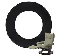 Protezioni per poltrone reclinabili e pavimenti in legno, con fermaporta antiscivolo, supporto rotondo per sedia, ideale per soggiorno, in parquet, per casa, ufficio, girevole e spazio