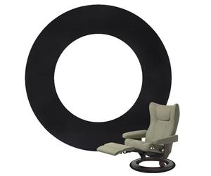 Protezioni per poltrone reclinabili e pavimenti in legno, con fermaporta antiscivolo, supporto rotondo per sedia, ideale per soggiorno, in parquet, per casa, ufficio, girevole e spazio