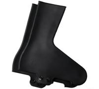 Protezioni per scarpe da ciclismo impermeabili in silicone elastico per bloccare il vento e l'esclusione dell'umidità sui sentieri (L Nero)