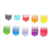 Protezioni per Tagliacapelli Guide di Taglio, 10 Pezzi Pettini per Accessori per Tagliacapelli Pettini Limite per Styling dei Capelli Multi Colore e Multi Dimensione per Taglio