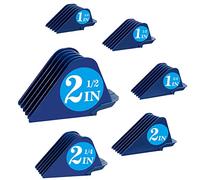 Protezioni per tagliacapelli Wahl 10, 12, 14, 16, 18, 20, 6 pezzi, extra lunghe, 6 pezzi, guide per tagliacapelli da 6,3 cm, misure multiple, universali, 6,3 cm, 5,7 cm, 5,1 cm, 4,4 cm, 3,8 cm, 3,2 cm