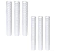 Protezioni per tronco d'albero in polipropilene rigido, tubi di protezione per corteccia ondulata, barriera per fauna selvatica, per cervi, roditori, paesaggi da giardino, bianco, confezione da 2, 4 o