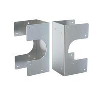 Protezioni per Tubi,2 Pezzi Protezione Rinforzata - Supporto Tubi Acciaio Calibro 16,per Rinforzo Strutturale in Progetti Idraulici e Controsoffitti Bagno