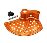 Protezioni pinza Protezione disco freno Adatto per SX SXF XC Robusta e durevole copertura protettiva per disco freno anteriore posteriore(Front Orange)