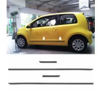 Protezioni porte strisce portiere 3D in plastica nera per Skoda Citigo 2012+