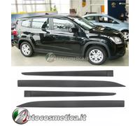 Protezioni porte strisce portiere 3D plastica nera per Chevrolet Orlando 2010+