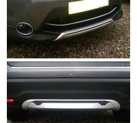 PROTEZIONI SPOILER SOTTOPARAURTI NISSAN QASHQAI J11 DAL 2014,SET 2 PEZZI,PER PDC